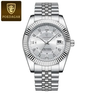 100% Original Waterproof Poedagar 910 Model Fashion Watch for Men.